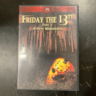 Friday The 13th Part V - A New Beginning DVD (VG+/M-) -kauhu-